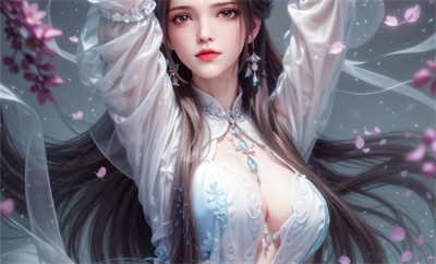 [356]精致AI绘画-诛仙-陆雪琪-长发飘飘-晚漫-共享AI国漫精致绘画AI高清视频